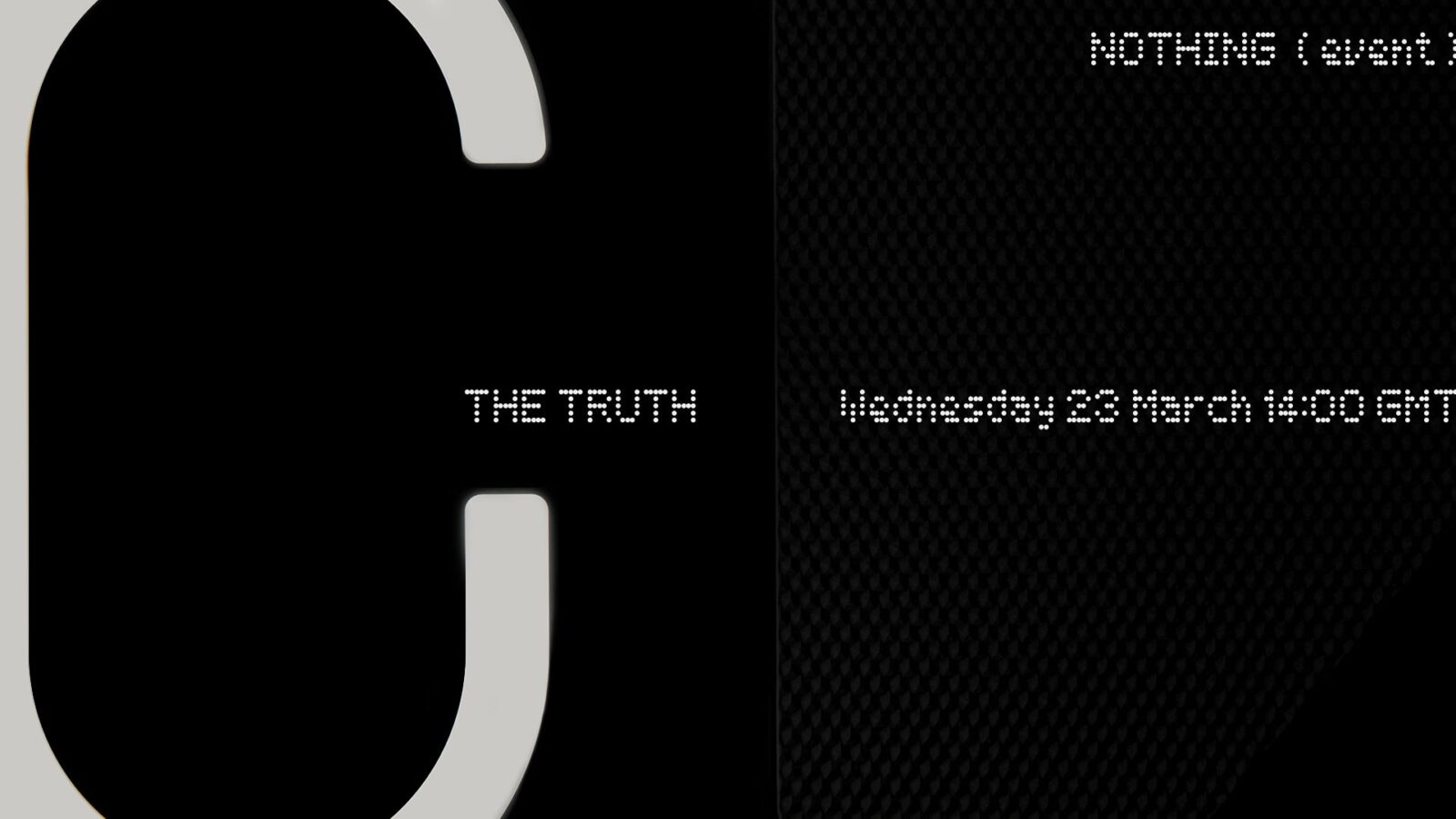 Nothing March 23rd event