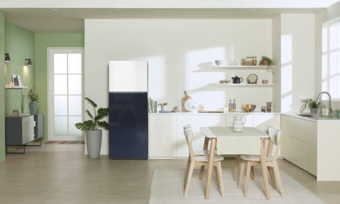 Bespoke top mount fridge